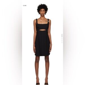 HUGO Black Mini Dress with Cut-Out